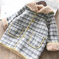 Girls Woolen Coat Autumn and Winter Long Children's Thick Woolen Coat To Keep Warm and Windproof Winter Clothes