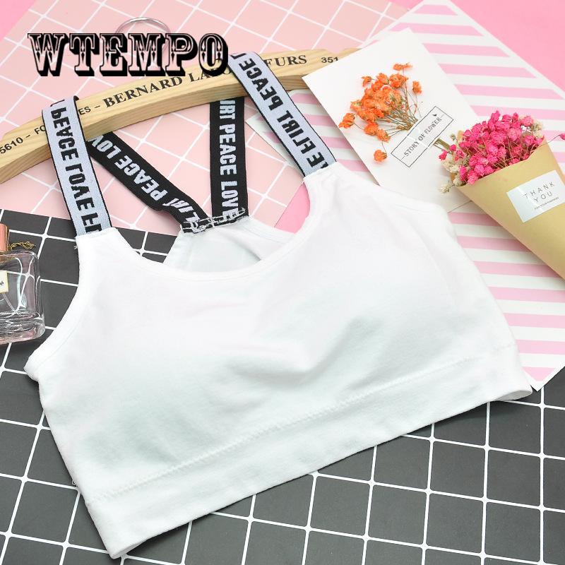 Women Sport Bra Top Black Padded Yoga Brassiere Letter Sports Bra Underwear Cotton Sport Tops