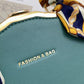 Ladies Premium Solid Color Silk Scarf Handbag Exquisite Chain One Shoulder Crossbody Box Bag