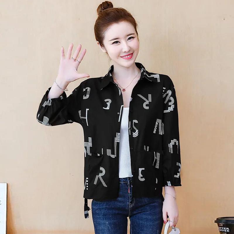 Vintage Autumn Ladies Jacket Flower Print Women Fashion Zipper Up Long Sleeve Casual Coat Slim Basic Bomber Jackets