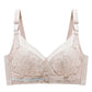 Summer Thin Sexy Lace Breathable Hole Cup Underwear Gathers Breasts Without Steel Ring Bra