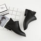 Boot Women Ankle Boots Autumn Booties Leather Women's Square Heel Shoes Female Winter Footwear