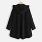 Autumn Winter Jacket for Women Corduroy Hooded Coats Solid Casual Plus Size Parkas