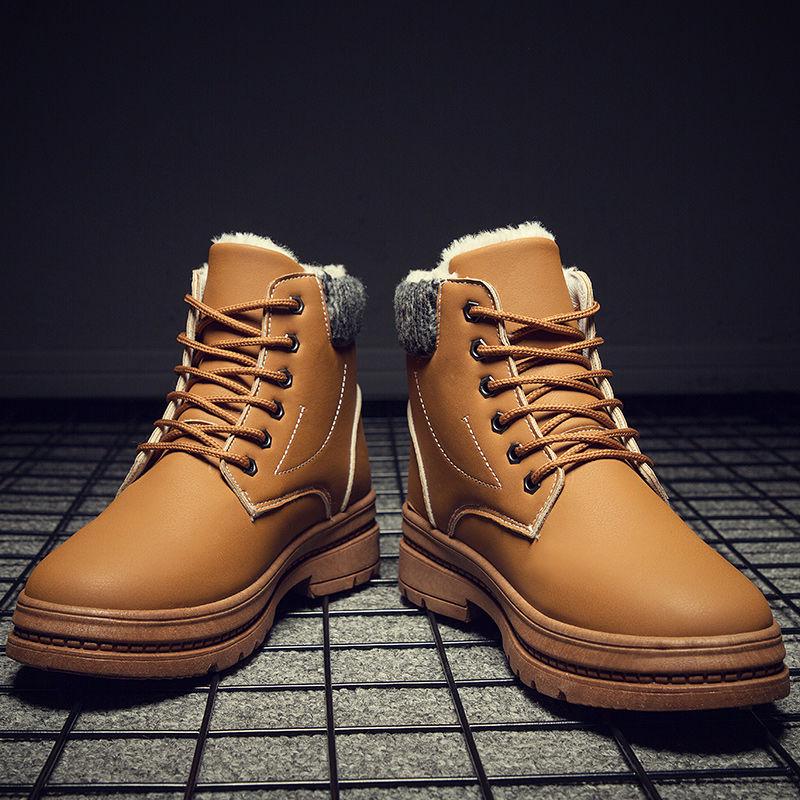 Large size boots shoes Outdoor Snow boots Non-slip Wear resistant Martin boots Men's Combat boots