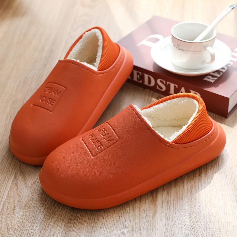 Women's Warm and Comfortable Flat Cotton Shoes In Winter Waterproof and Velvet Padded Non-slip Shoes