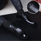 Men's Business Leather Shoes British Lacing Shoes Youth Formal Dress Simple All Match Wedding Moccasin Shoes