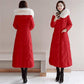 Winter Long Parkas Coat Women Warm Big Fur Collar Jacket Coats Casual Female Winter Outwear Parkas