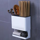 Chopsticks Rack Household Kitchen Knife Rack Spoon Storage Box Chopsticks Cage Wall-mounted Draining Chopsticks Basket
