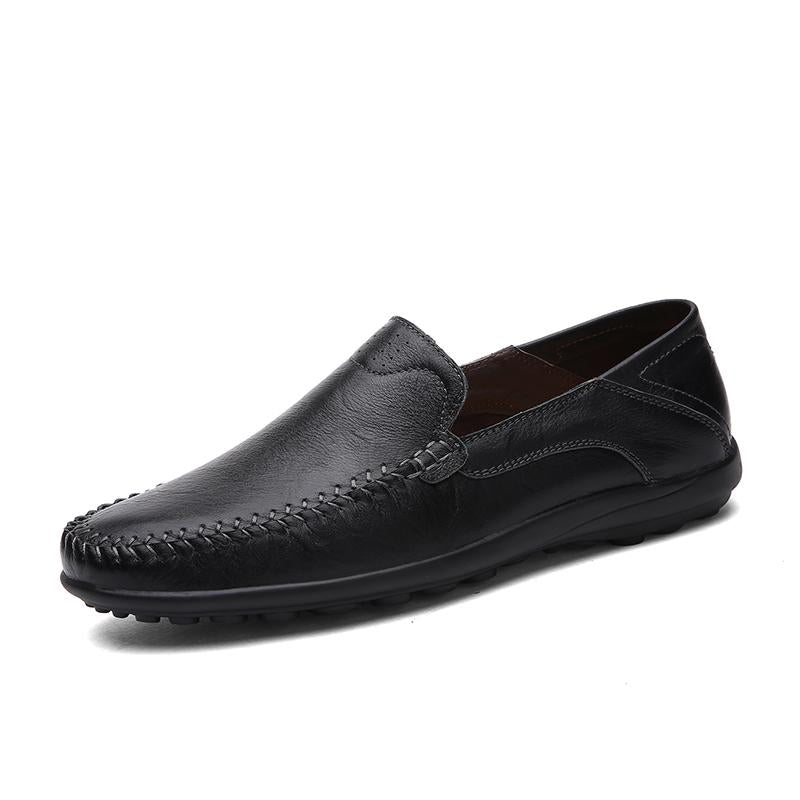 Soft Soles and Soft Leather Breathable Shoes for Men, Casual Shoes with Comfortable Shoes for Men