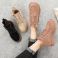 Women's Autumn Winter Leather Shoes Martin Boots Women Ladies Boots Flat Heel Ankle Boots for Women