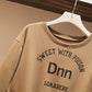 Fake Two-piece Sweater Stitching Dress Plus Size Women's Korean Style Loose Dress