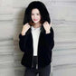Sheep Sheared Fur Women's Autumn and Winter Imitation Fox Fur Hooded Fur Short Coat