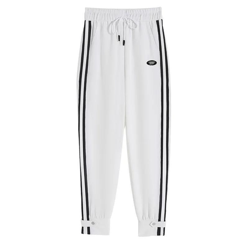 Women's Loose Sports Pants Student Pants Women's Casual Bundle Feet Fleece Sweatpants Bodybuilding Training Fitness Pants