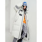 Over-the-knee Long Down Jacket Winter Men's and Women's Mid-length Tooling Thickened Korean Version Couple Decoration Body Coat Slim Coat
