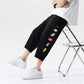 Cropped Pants Men's Trend Summer Casual Fun Printing Thin All-match Pants