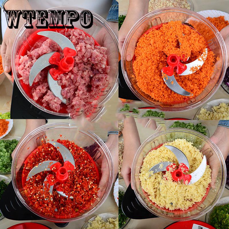 Dicing Machine Manual Food Chopper Vegetable Fruits Nut Onion Hand Power Mincer Blender Mixer