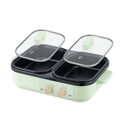 Multi-function Cooking Shabu-shabu and Roasting One Pot Non-stick Pot All-purpose Pot Household Pot Two-in-one Barbecue Stove
