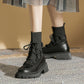 Socks Boots Women Martin Boots Summer Thin Women's Boots Thick-soled Women's Boots Spring and Autumn Single Boots Black Short Boots