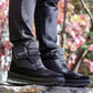 Men's High Tube Plus Velvet Cotton Shoes Anti-slip Warm Shoes Waterproof Warm Snow Boots Men's Cotton Boots