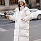 Down Padded Jacket Women's Loose Mid-length Coat Over-the-knee Coat Winter Padded Jacket