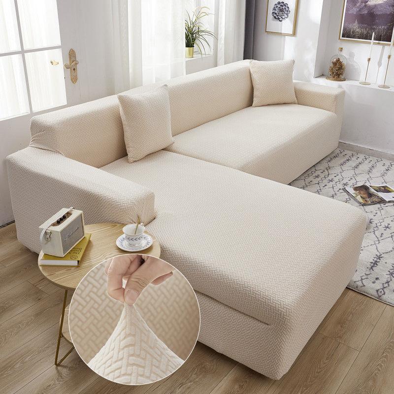 Solid Color Sofa Cover Cover Lazy Stretch All-inclusive Universal Cover Universal Sofa Cushion Towel Simple Modern Stretch Sofa Cover