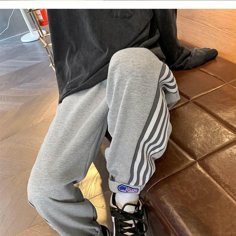 Women's Wide-leg Sports Pants Loose Foot Guard Pants Spring and Autumn Fried Street Design Sense Is Thin Pants Ins Tide