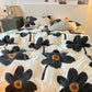 Modern Minimalist Korean Flower Print Bed Four-piece Girl Bedroom Bed Sheet Quilt Cover Student Dormitory Four-piece Set