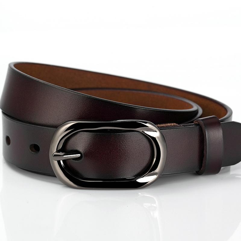 Belt black pin buckle fashion adult casual belt unisex