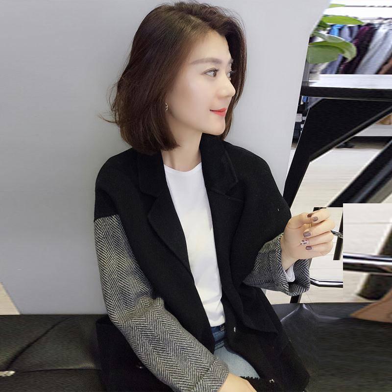 Wool Coat Women Single Breasted Wool Jacket Long Winter Jackets Black Coats Outerwear Lady Overcoat