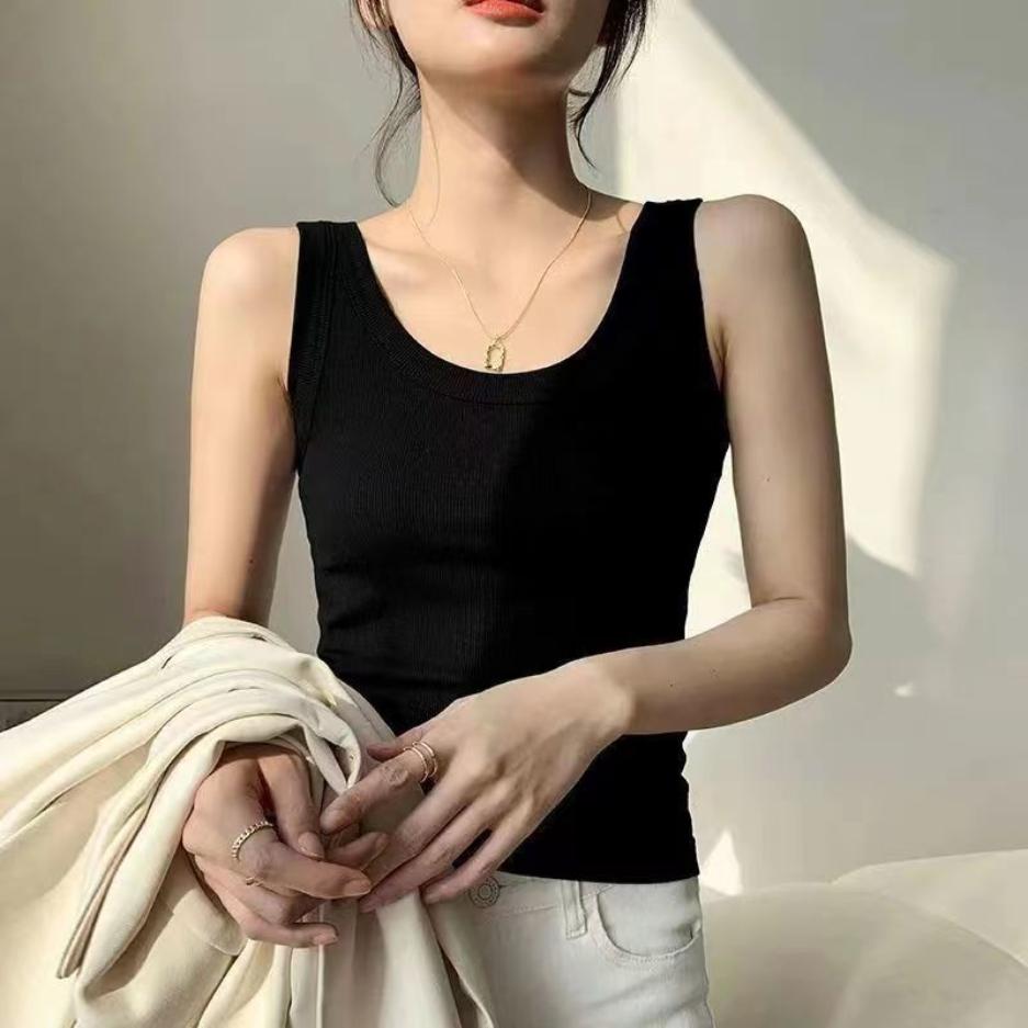 Women's Cotton Suspender Vest Is Light Proof, Built Inside and Covered Outside. It's Summer Coat