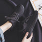 Spring Autumn Men's Sports Shoes All-match Casual Men's Black Coconut Shoes Sports Running Daddy Shoes