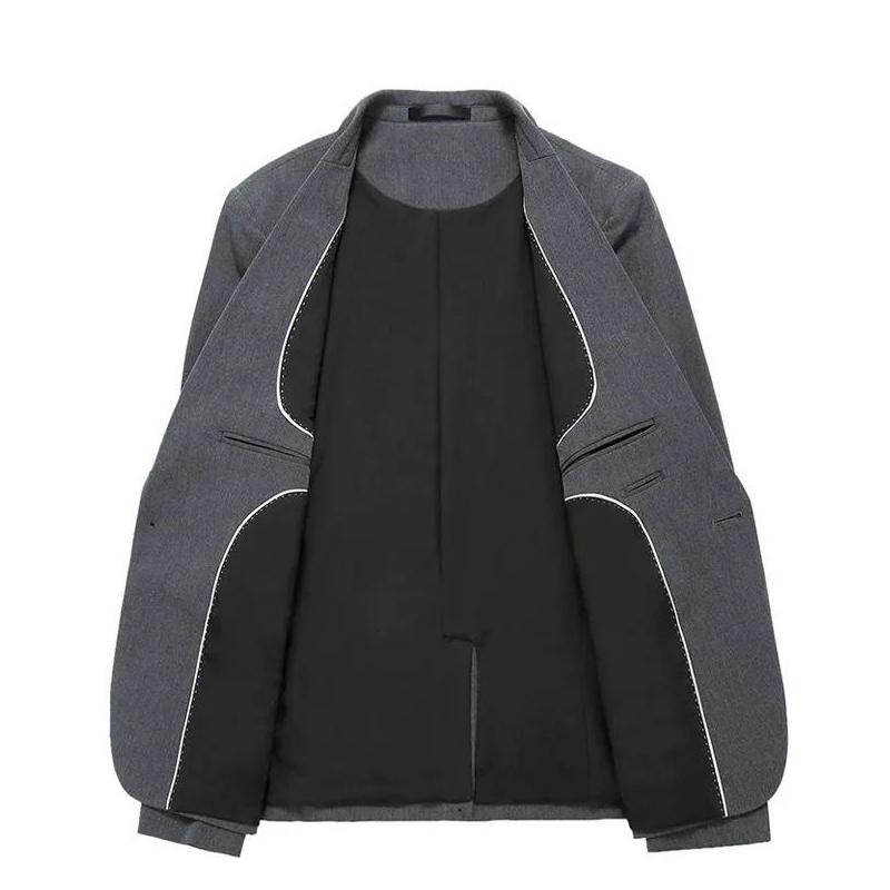 Four Seasons Men's Suit Business Casual Professional Self-cultivation Trend Handsome Suit Jacket