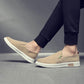 Spring Summer Canvas Shoes Men's Korean Version All-match Casual Cloth Shoes Ice Silk Breathable Deodorant Driving Shoes