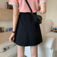Irregular Split Fork Women Sexy Tight A-line High Waist Short Skirt  Zipper Home Office  Club Casual