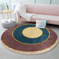 Round Carpet for Living Room  Non-slip Mat Kids Bedroom Computer Chair Upholstery Area Rug Mats