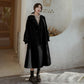 Plus size women's clothing woolen coat women's mid-length loose coat trend wild woolen coat