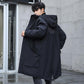 Autumn and Winter Men's Jacket Coat Fashion Trend Mid-length Windbreaker Young Student Men's Shirt