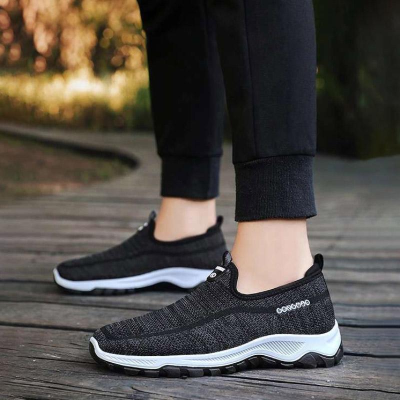 Men Shoes Casual Sports Shoes Light Weight Running Shoes Mesh Driving Shoes Breathable Sneakers