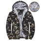 Camouflage Plus Velvet Sweater Hooded Jacket Men's Plus Size Jackets Autumn and Winter Business Slim Thickened Jackets