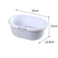 Plastic Double-layer Double-handle Washing Basket Drain Basket Kitchen Basket Household Multifunctional U-shaped Sink Fruit Basket