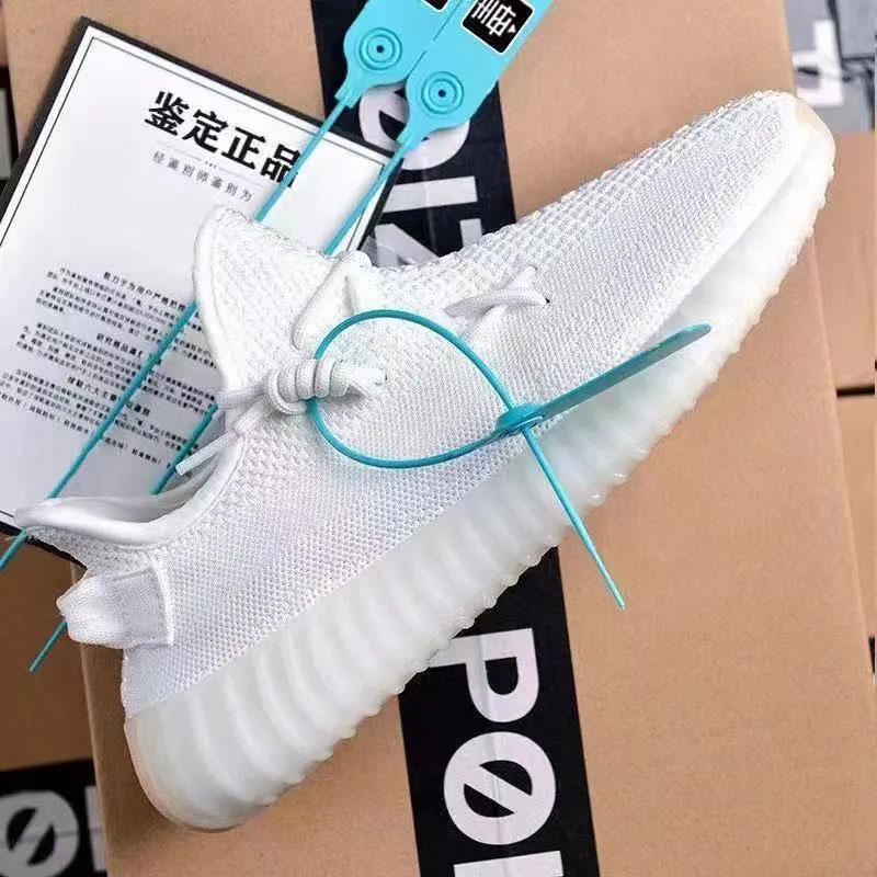 Couples Sports Running Shoes Casual Shoes Men's Coconut Shoes Mesh Shoes Flying Knitted Shoes Personalized Luminous Shoes