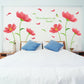 Beautiful mulberry flower living room bedroom wall decoration removable wall stickers