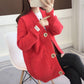 Spring and Autumn All-match Loose Sweater Casual Knitted Cardigan Jacket Fashion Casual Women's Jacket