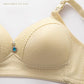 Thin Breathable Non-steel Ring Anti-sagging Gather-up Non-magnetic Underwear Women's Bra Fabric Light and Breathable