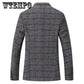 Streetwear blazer men Casual Long Sleeve Coat Suit Jacket Blazer slim fit