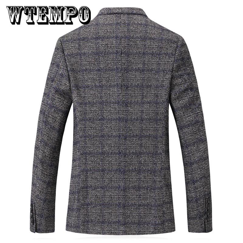 Streetwear blazer men Casual Long Sleeve Coat Suit Jacket Blazer slim fit