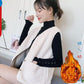 Faux Lamb Velvet Vest Women's Wild Loose Women's Waistcoat Outer Wear Vest Vest Jacket Comfortable and Warm