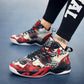 Middle help men's basketball shoes large size outdoor brand sports shoes purple red basketball shoes