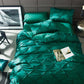 4pcs 100% Cotton Solid Color Pillow Cover  Soft Couple Pillowcase Duvet Cover