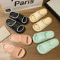 Slippery Slippers Women's Summer Indoor and Outdoor Wear At Home Non-slip Soft Thick Bottom Sandals and Slippers Light and Soft